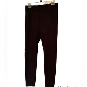 LYSSE Black Moleskin Skinny Pants Size M